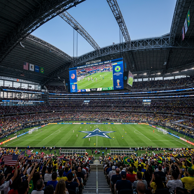 AT&T Stadium interior Dallas — FIFA World Cup 2026