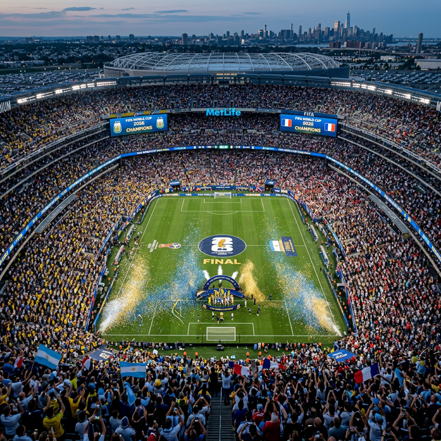 MetLife Stadium interior — FIFA World Cup 2026 Final
