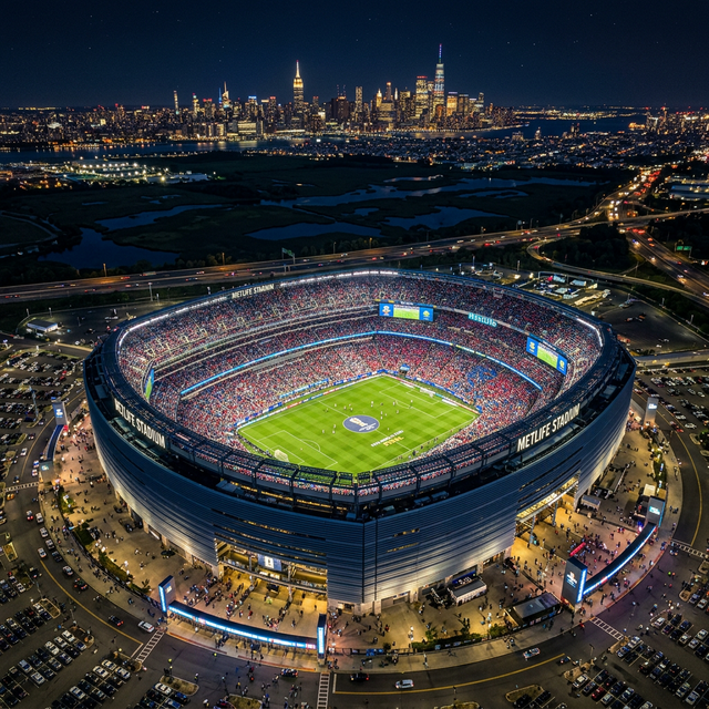 MetLife Stadium exterior New Jersey